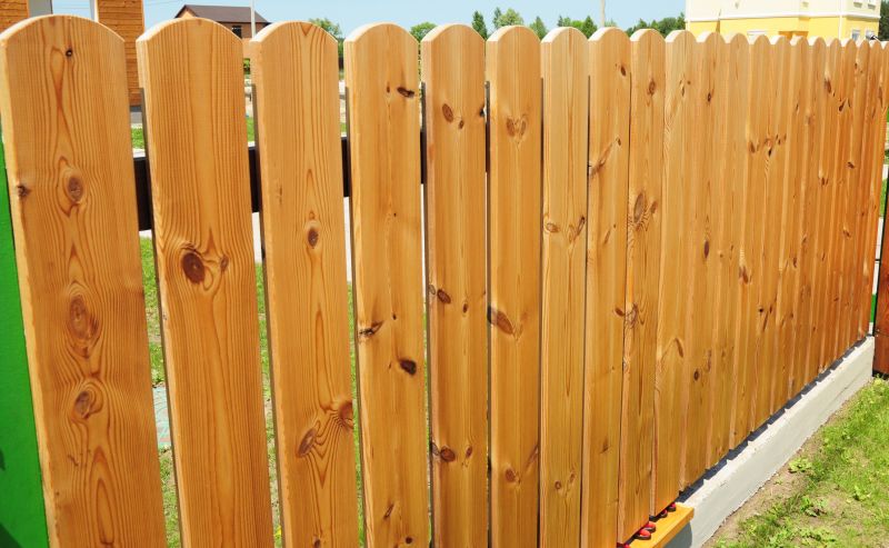 Completed Wooden Fence